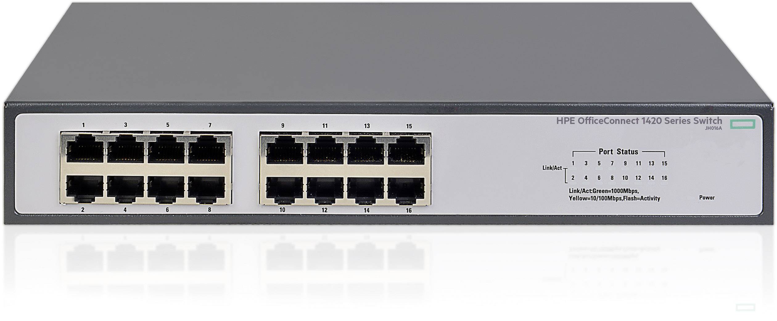 Hewlett Packard Enterprise JH016A#ABB HPE 1420-16G - unmanaged Netzwerk Switch