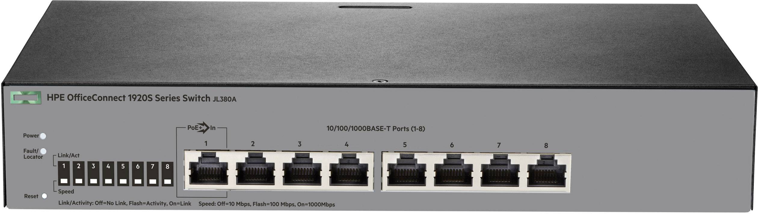 Hewlett Packard Enterprise JL380A#ABB HPE 1920S 8G Switch EU en Netzwerk Switch