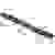 Renkforce RF-3429458 19 Zoll Netzwerkschrank-Blindabdeckung 1 HE mit Lüftungsschlitzen Dunkelgrau