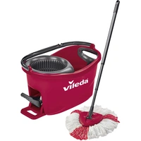 Vileda Vileda Turbo EasyWring & Clean Wischmop Komplett Set mit Wischkopf und Stielehalter 1 St. 158722 Vileda Vileda Turbo EasyWring & Clean Wischmop Komplett Set mit Wischkopf und Stielehalter 1 St. 158722
