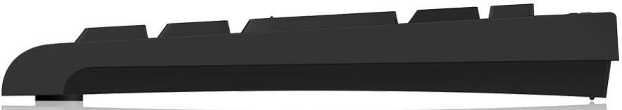 Keysonic ACK-3401U (DE) USB Tastatur Deutsch, QWERTZ Schwarz