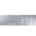 CHERRY KC6000 Slim USB Tastatur Französisch, AZERTY Silber