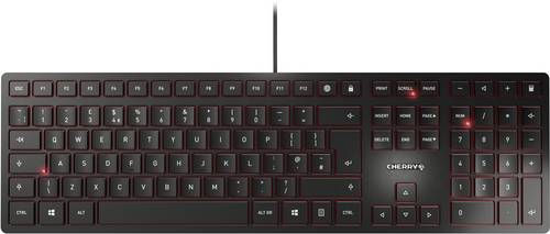 CHERRY KC6000 Slim USB Tastatur Englisch, QWERTY Schwarz - Image 1