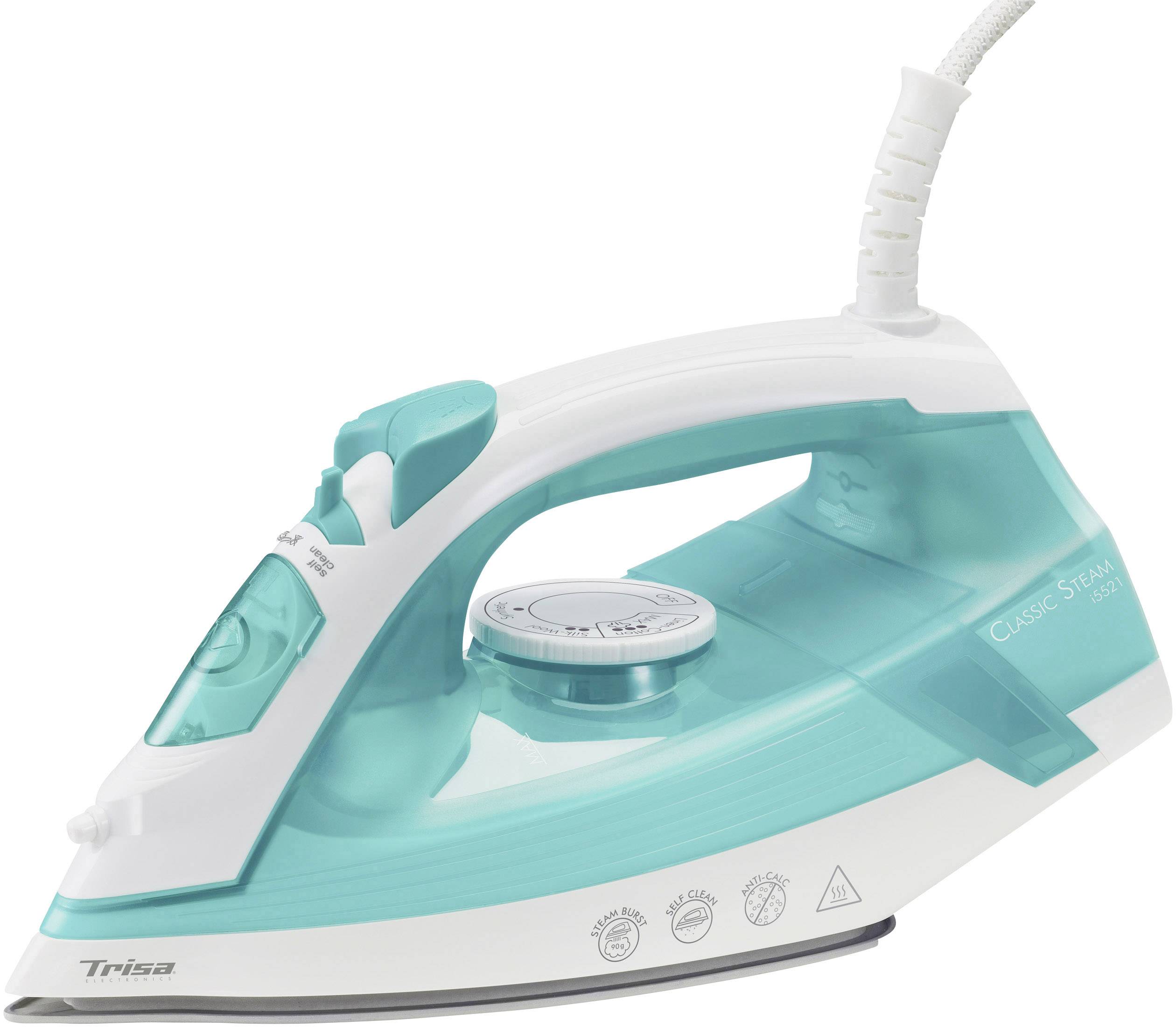 Trisa Classic Steam i5521 Dampfbügeleisen Türkis 2000 W