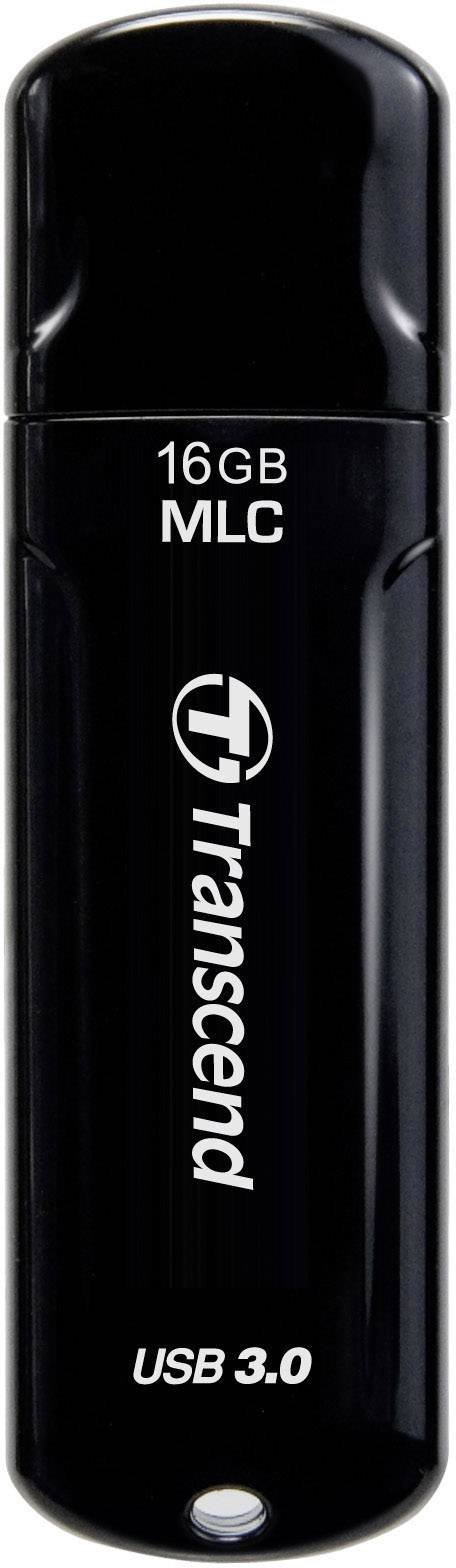 Transcend JetFlash™ 750K USB-Stick 16 GB Schwarz TS16GJF750K USB 3.2 Gen 1 (USB 3.0)