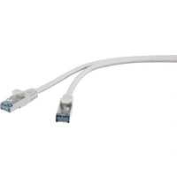 Basetech RJ45 BT-1914205 Netzwerkkabel, Patchkabel CAT 6a S/FTP 3.00m Grau mit Rastnasenschutz, Flammwidrig Basetech RJ45 BT-1914205 Netzwerkkabel, Patchkabel CAT 6a S/FTP 3.00m Grau mit Rastnasenschutz, Flammwidrig