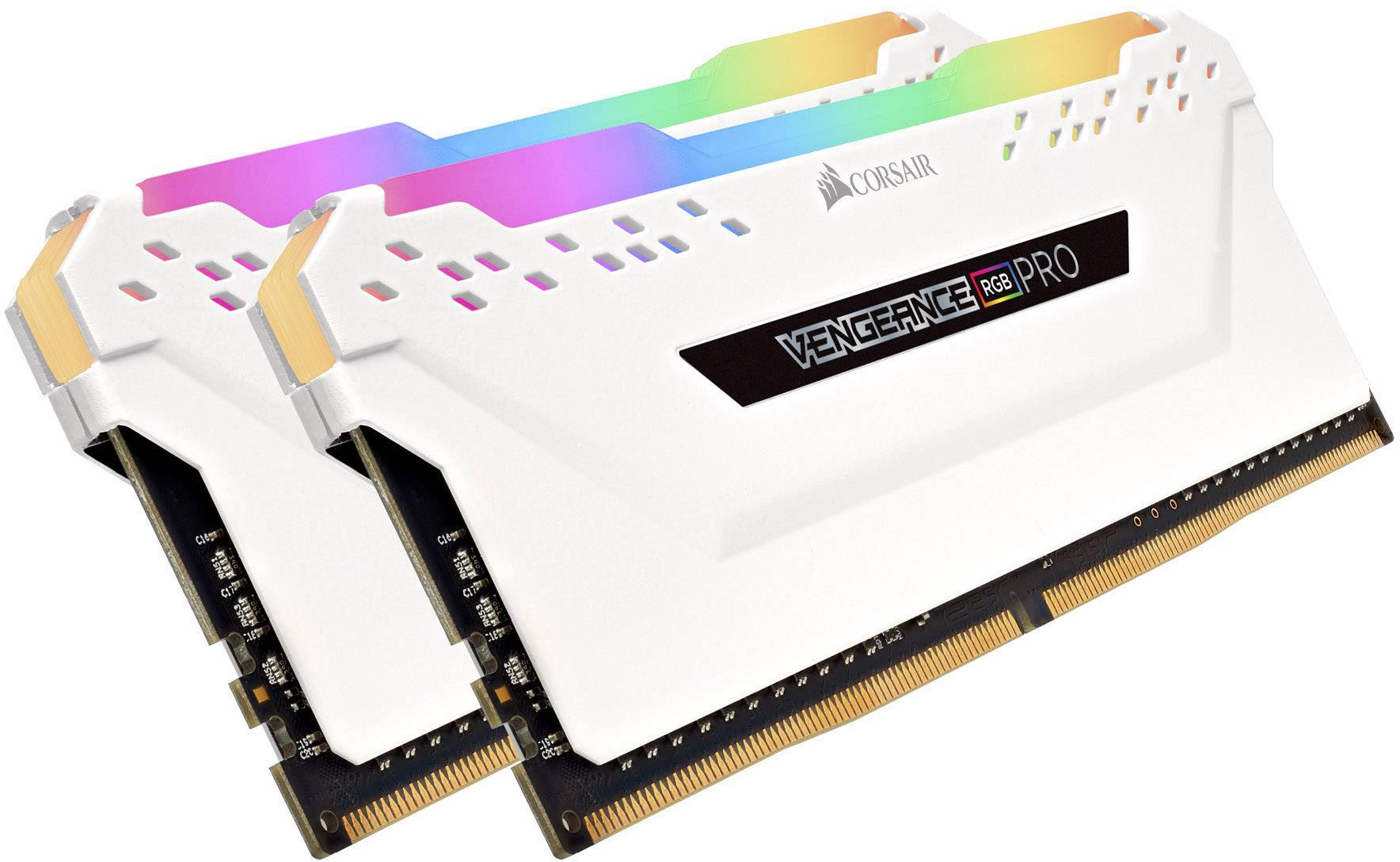 Corsair CMW16GX4M2C3200C16W PC-Arbeitsspeicher Kit 16 GB 2 x 8 GB 3200 MHz 288pin DIMM CL16 18-18-36 CMW16GX4M2C3200C16W