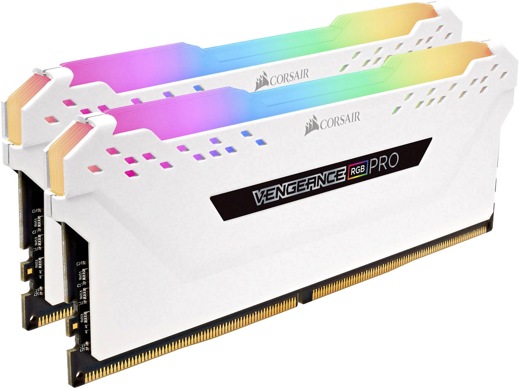 Corsair CMW16GX4M2C3200C16W PC-Arbeitsspeicher Kit 16 GB 2 x 8 GB 3200 MHz 288pin DIMM CL16 18-18-36 CMW16GX4M2C3200C16W