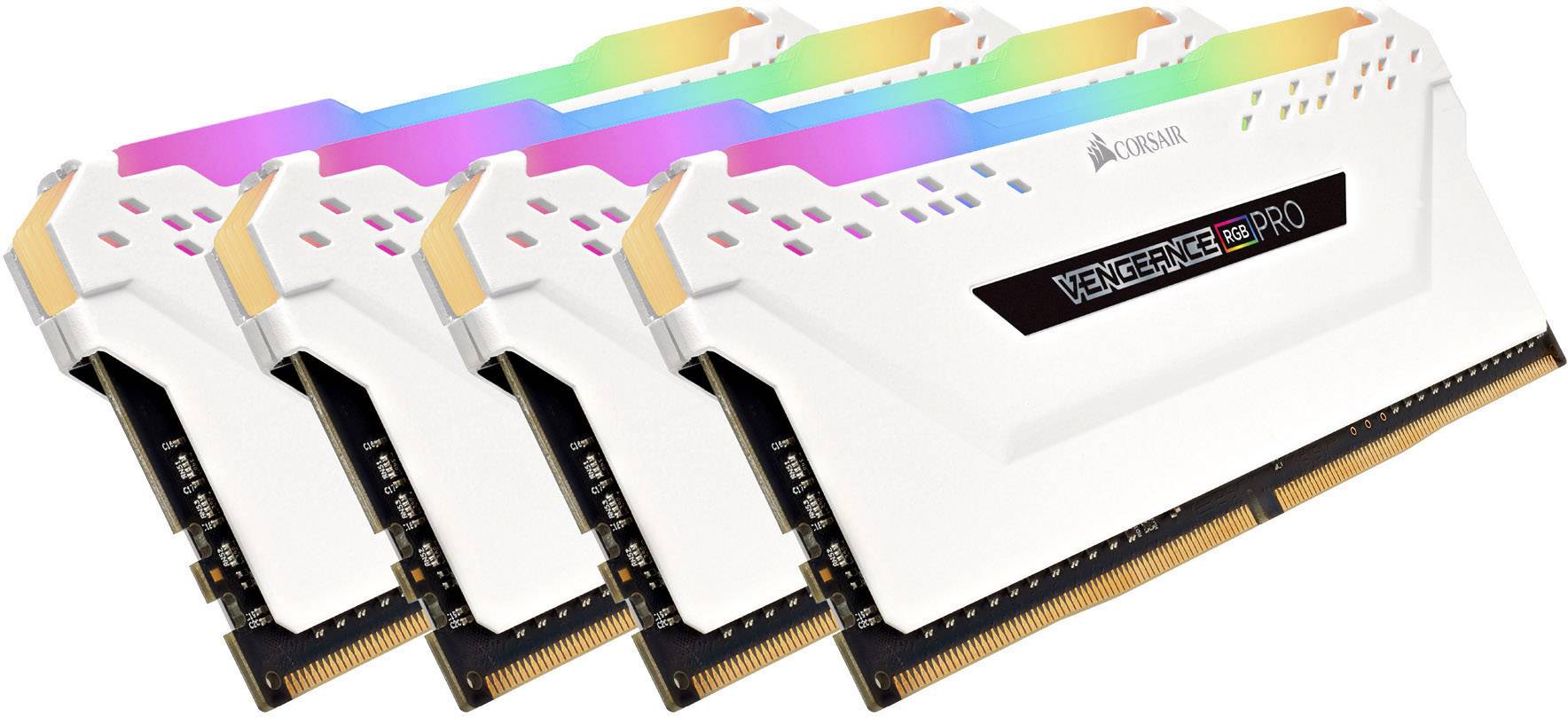 Corsair CMW32GX4M4C3200C16W PC-Arbeitsspeicher Kit 32 GB 4 x 8 GB 3200 MHz 288pin DIMM CL16 18-18-36 CMW32GX4M4C3200C16W