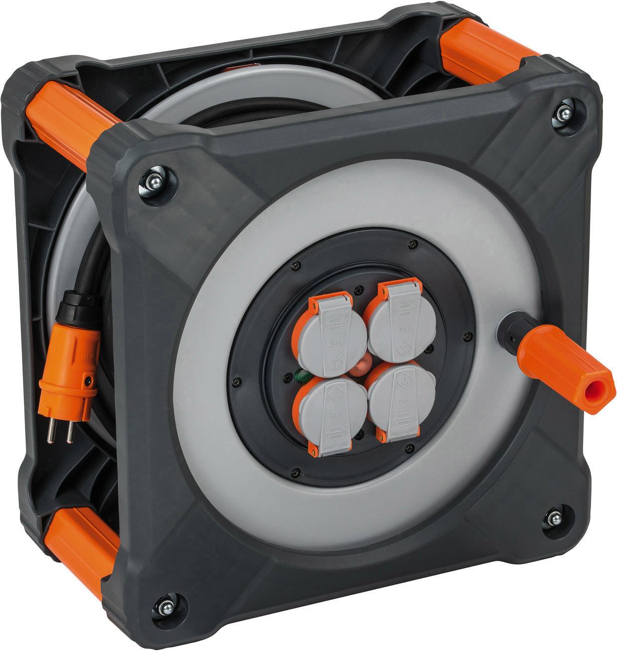 Brennenstuhl 9202330100 Kabeltrommel 33.00 m Schwarz Schutzkontakt-Stecker