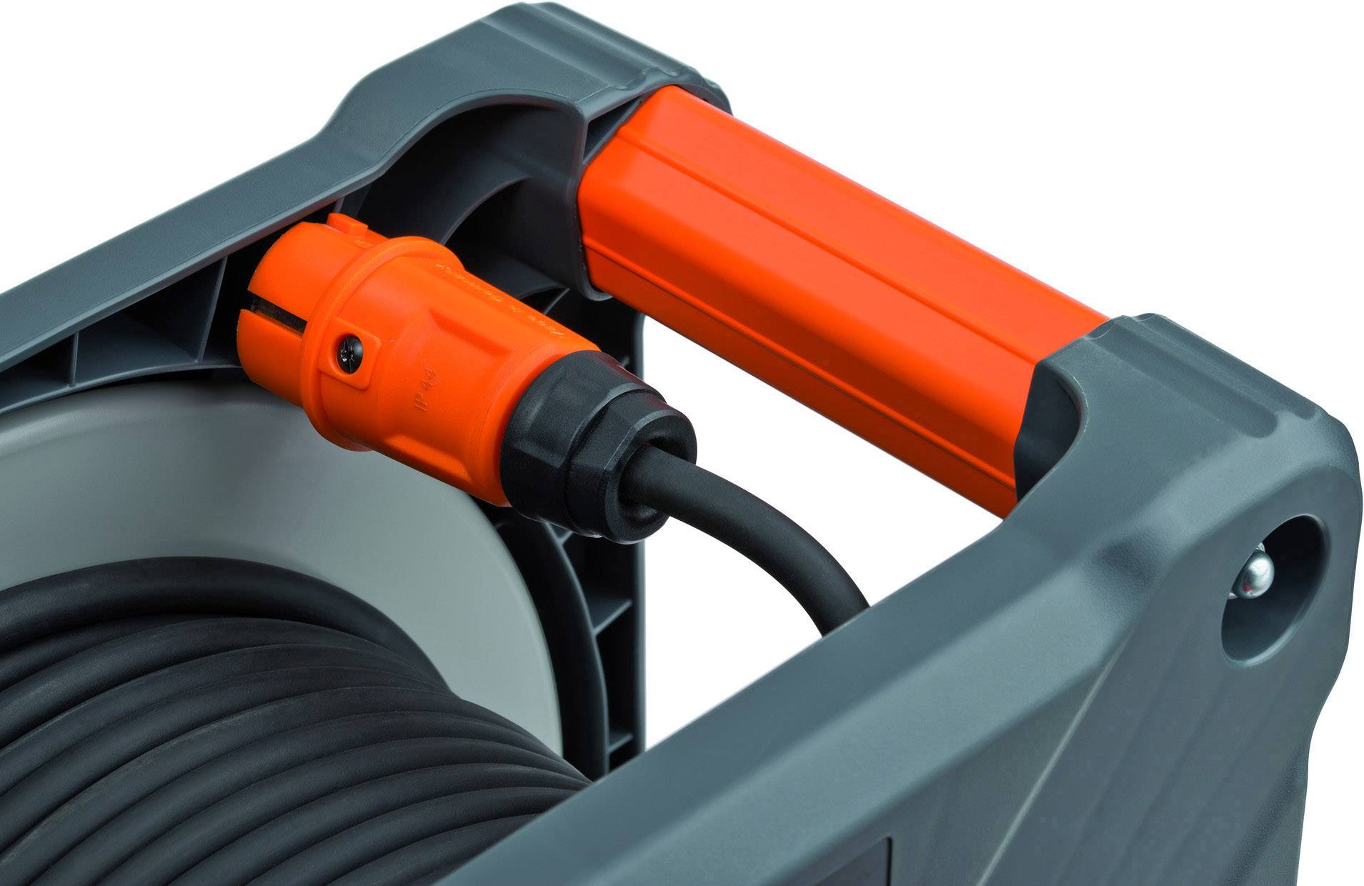 Brennenstuhl 9211380100 Kabeltrommel 38.00 m Schwarz Schutzkontakt-Stecker