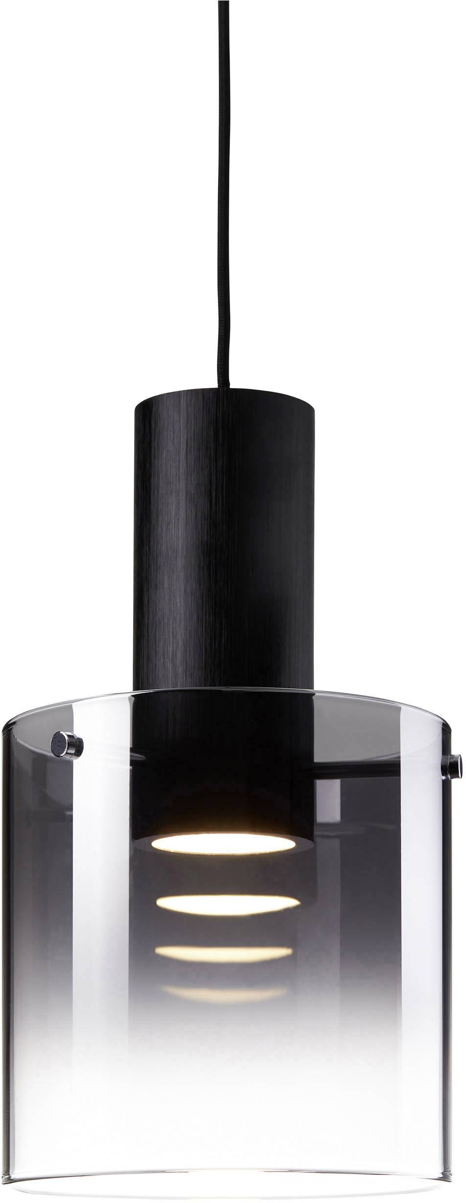 Brilliant Beth G75570/93 LED-Pendelleuchte 8 W Schwarz, Rauch