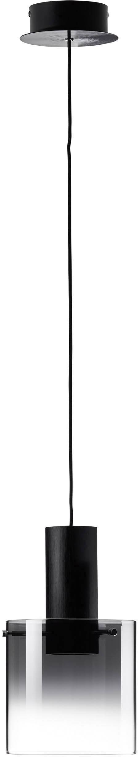 Brilliant Beth G75570/93 LED-Pendelleuchte 8 W Schwarz, Rauch