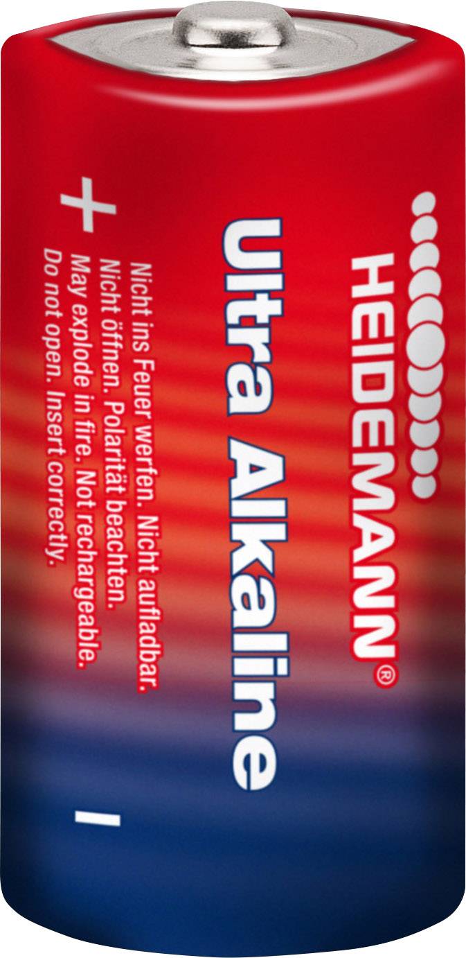 Heidemann Ultra Baby (C)-Batterie Alkali-Mangan 1.5V 2St.