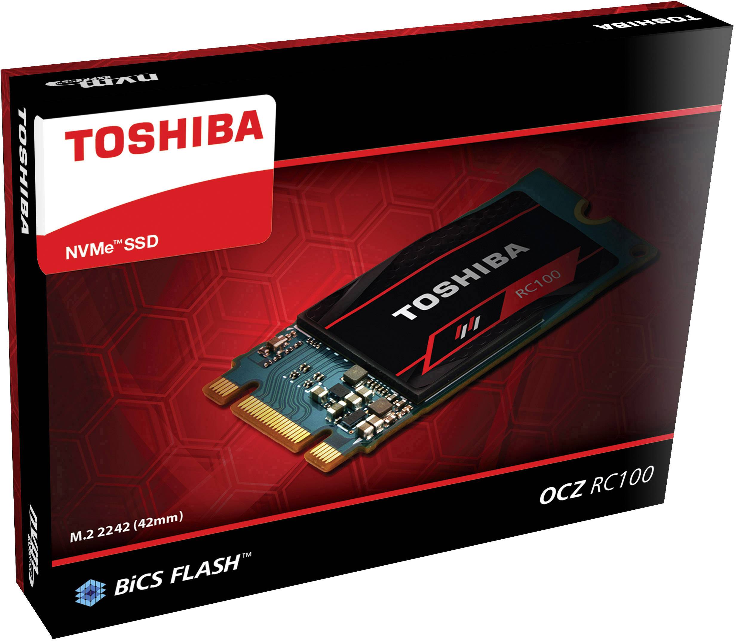 Toshiba THN-RC10Z1200G8 Interne SATA M.2 SSD 2242 120GB Retail PCIe 3.0 x4