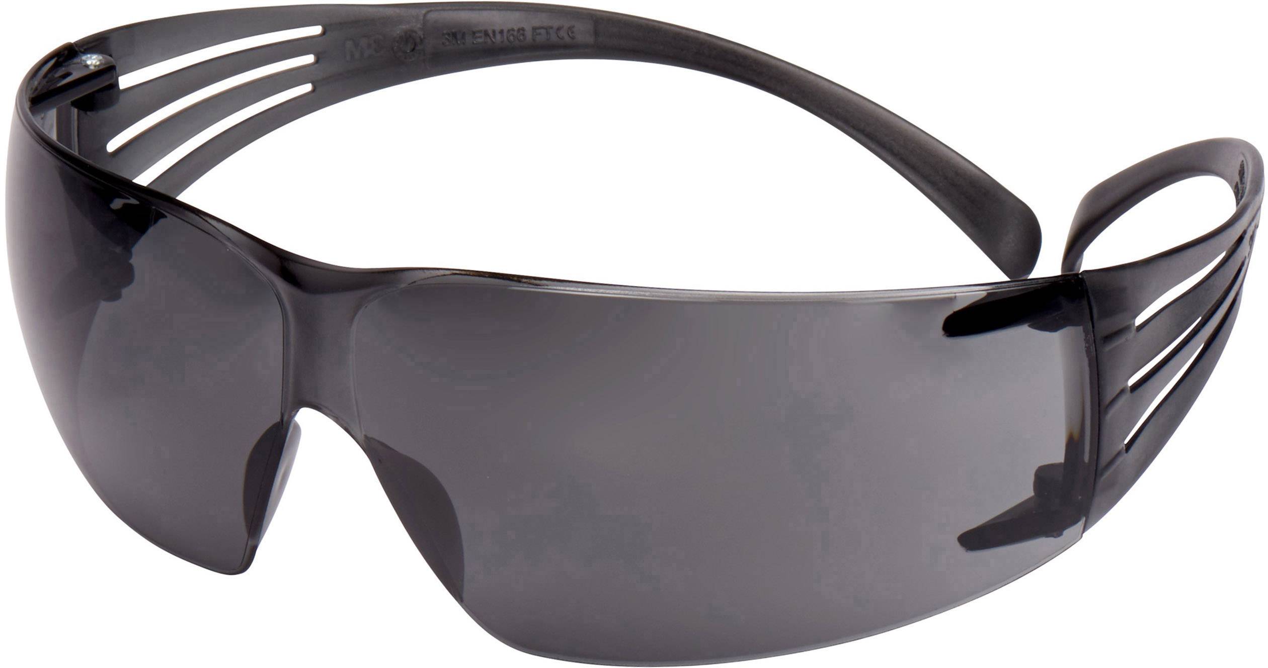 3M SecureFit SF202AF Schutzbrille mit Antibeschlag-Schutz Schwarz