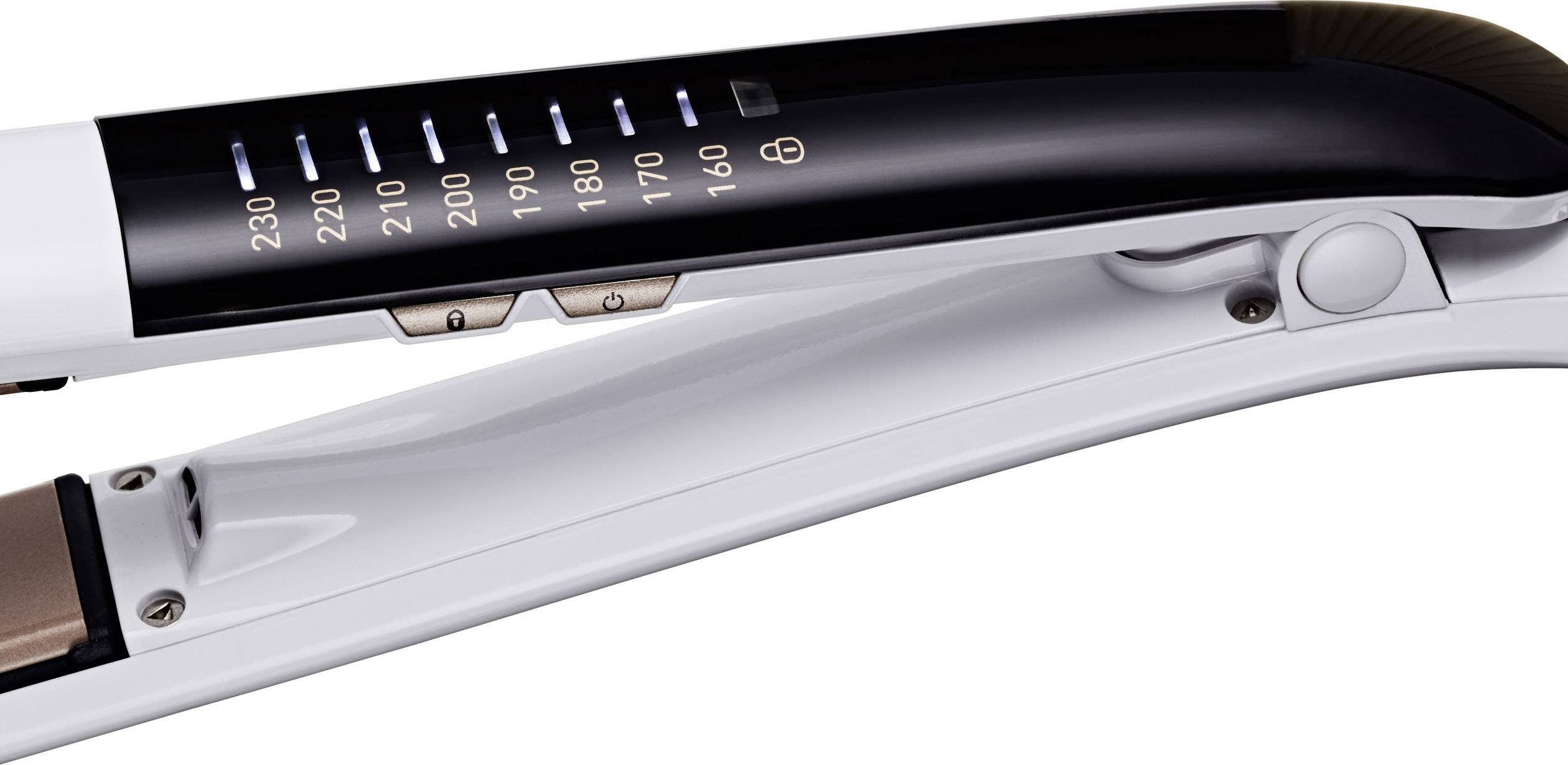 Grundig Straight & Curls HS 7831 Glätteisen Rose, Gold