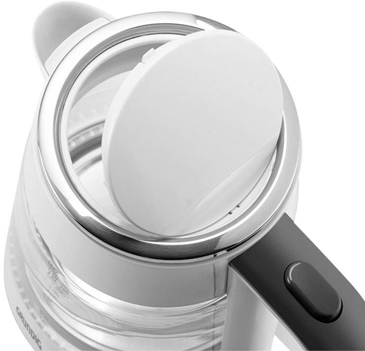 Grundig WK 5860 Wasserkocher Weiß, Schwarz Fassungsvermögen: 1.7 l