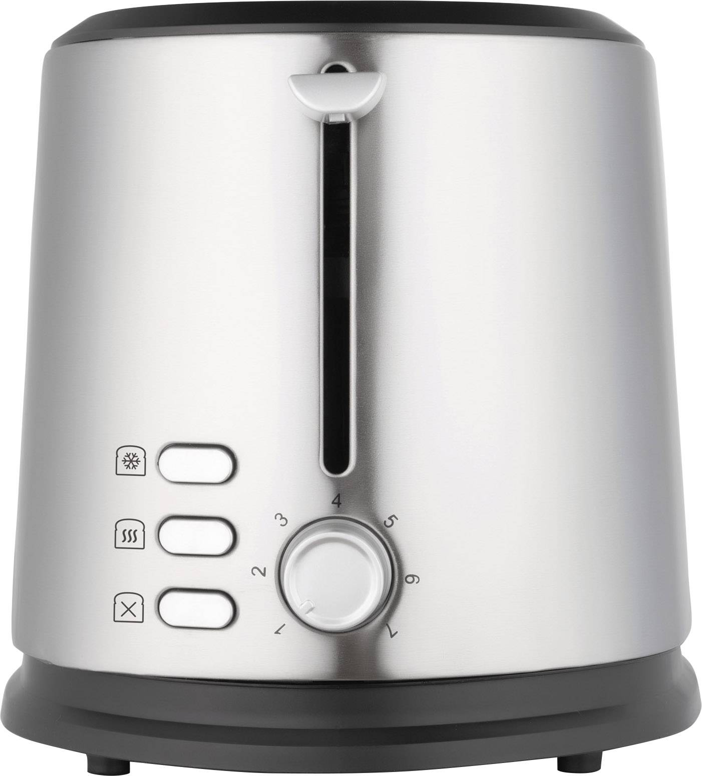 Grundig TA 5620 Toaster mit Brötchenaufsatz Edelstahl, Schwarz