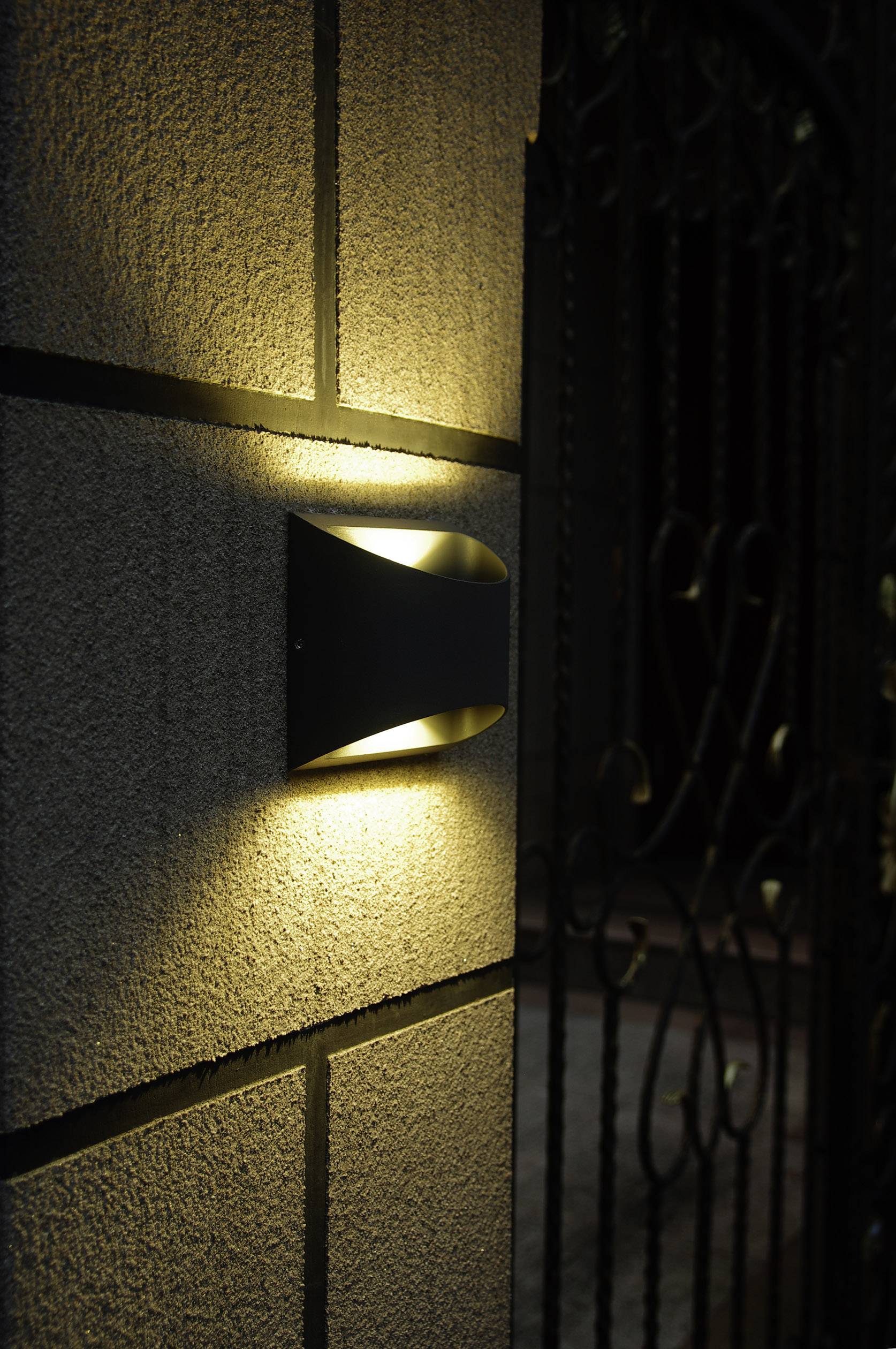 Lutec Bonn AL5006 GR SMD LED-Außenwandleuchte 7.5 W Anthrazit