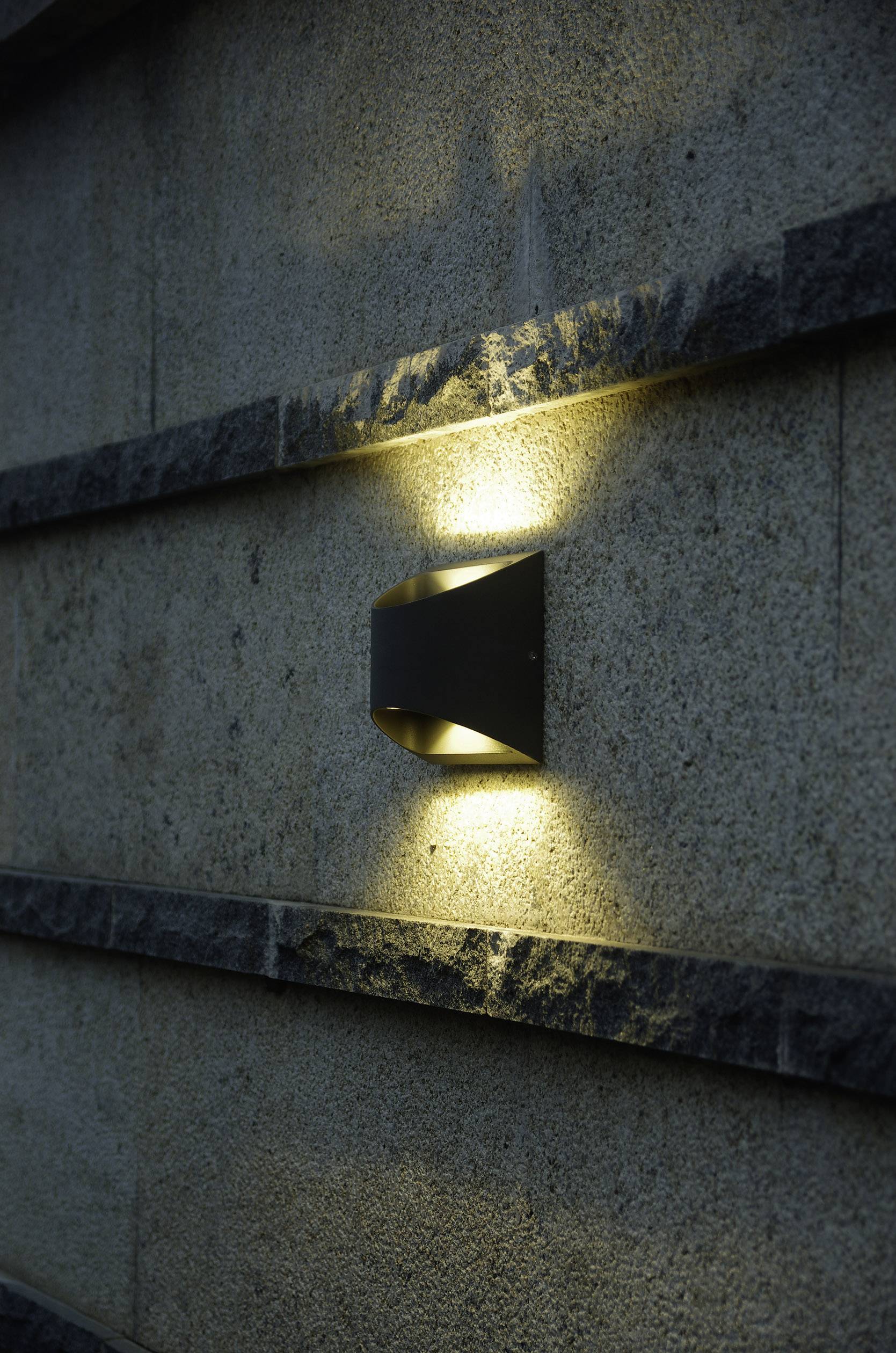 Lutec Bonn AL5006 GR SMD LED-Außenwandleuchte 7.5 W Anthrazit