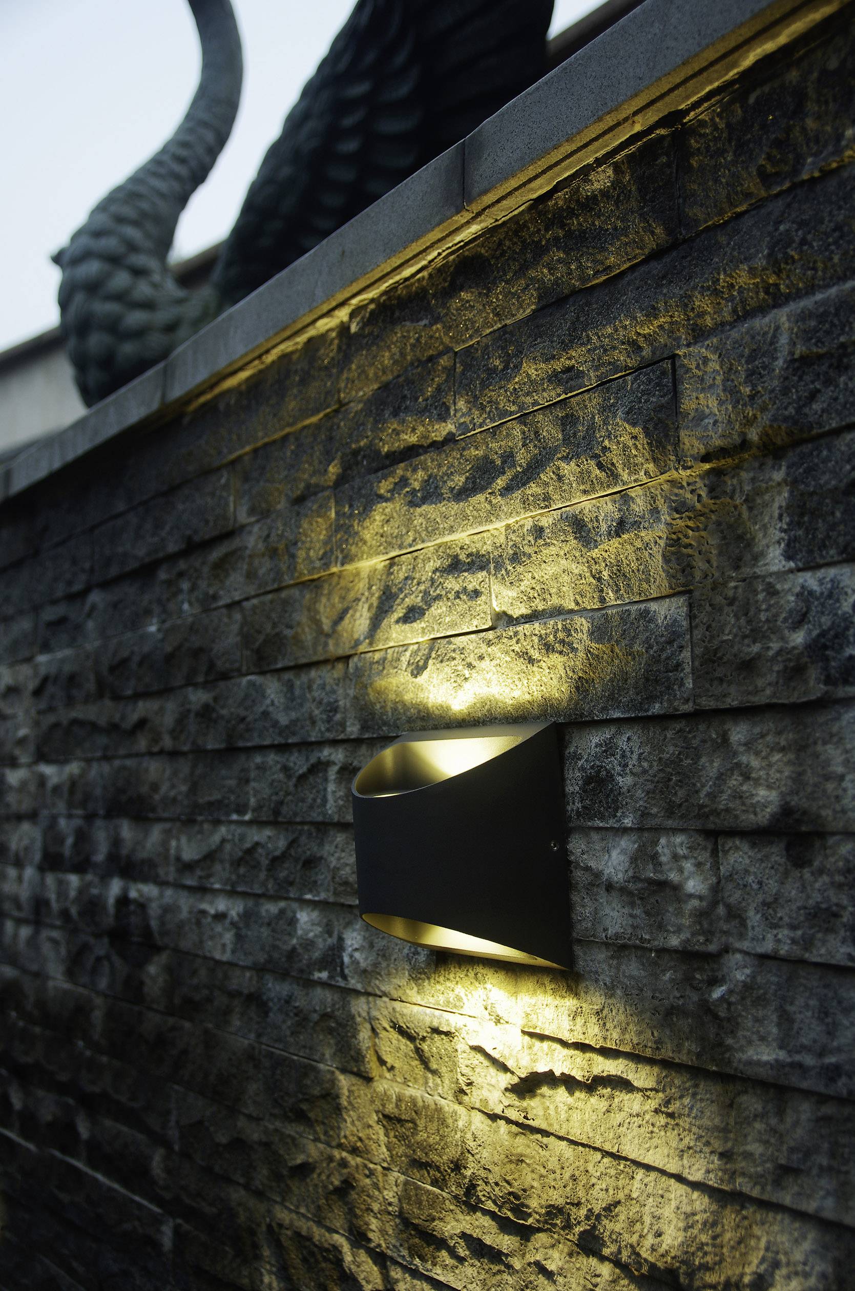 Lutec Bonn AL5006 GR SMD LED-Außenwandleuchte 7.5 W Anthrazit