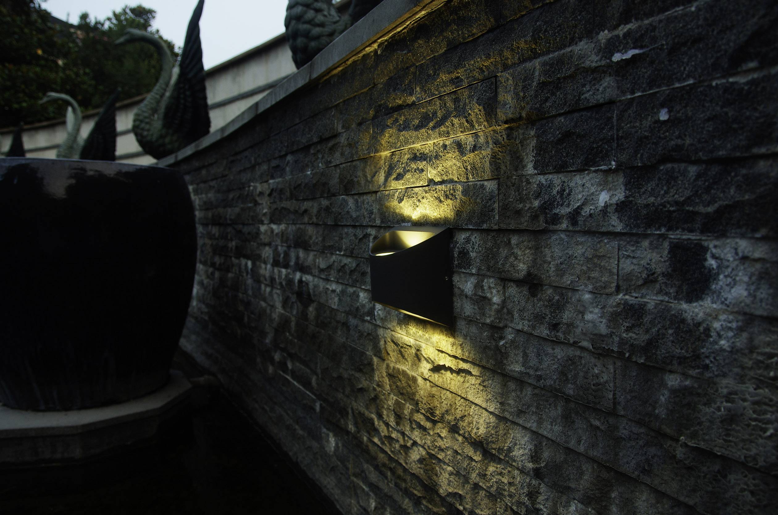 Lutec Bonn AL5006 GR SMD LED-Außenwandleuchte 7.5 W Anthrazit