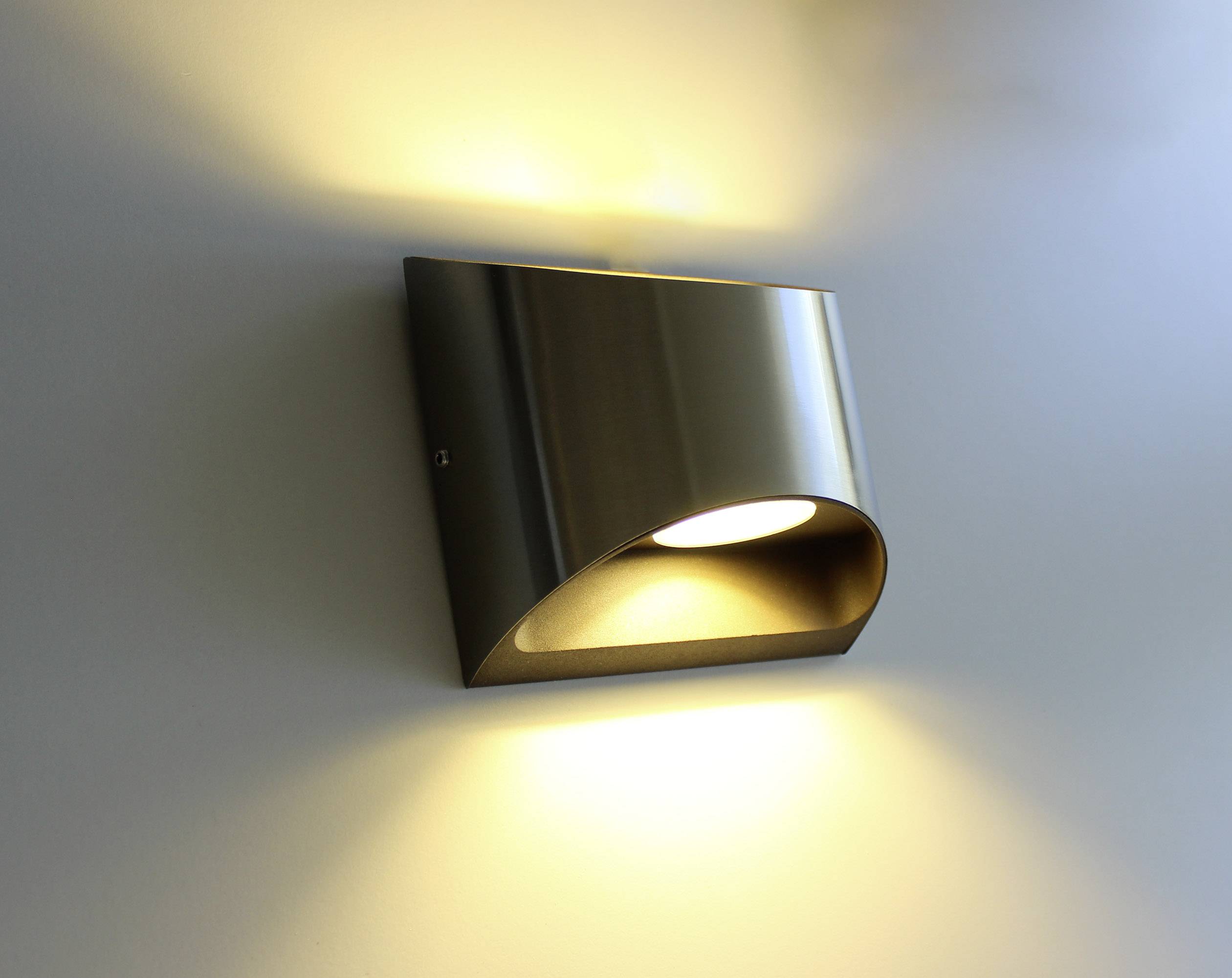 Lutec Dodd ST5006 SMD LED-Außenwandleuchte 7.5 W Edelstahl