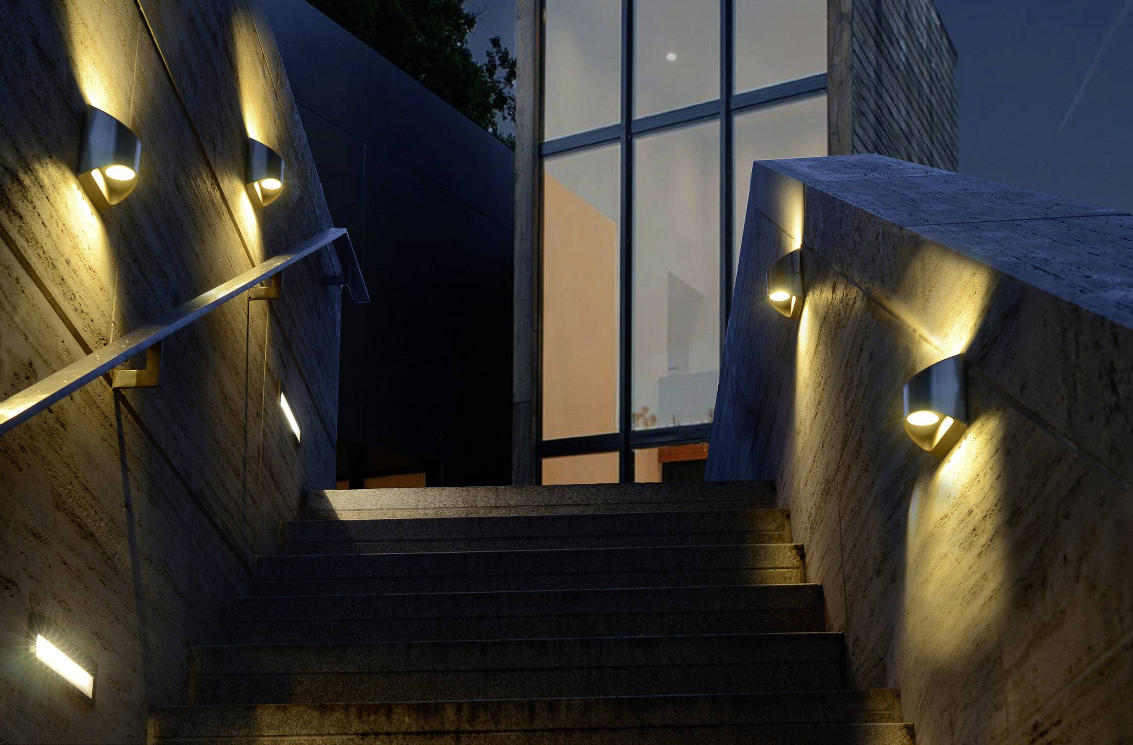 Lutec Dodd ST5006 SMD LED-Außenwandleuchte 7.5 W Edelstahl