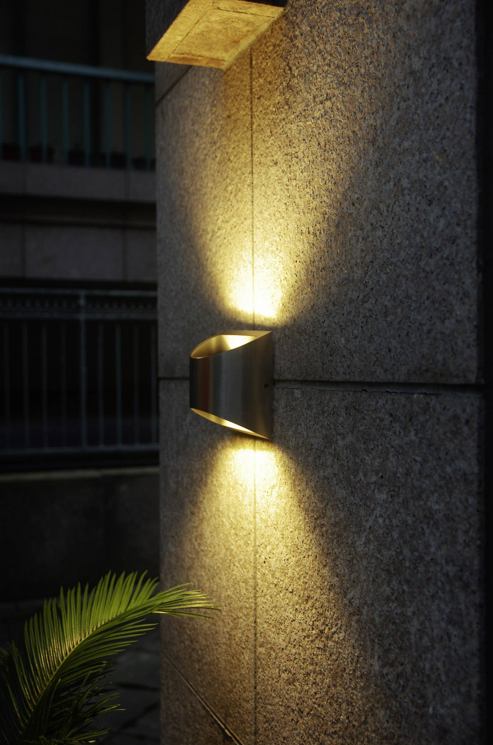 Lutec Dodd ST5006 SMD LED-Außenwandleuchte 7.5 W Edelstahl