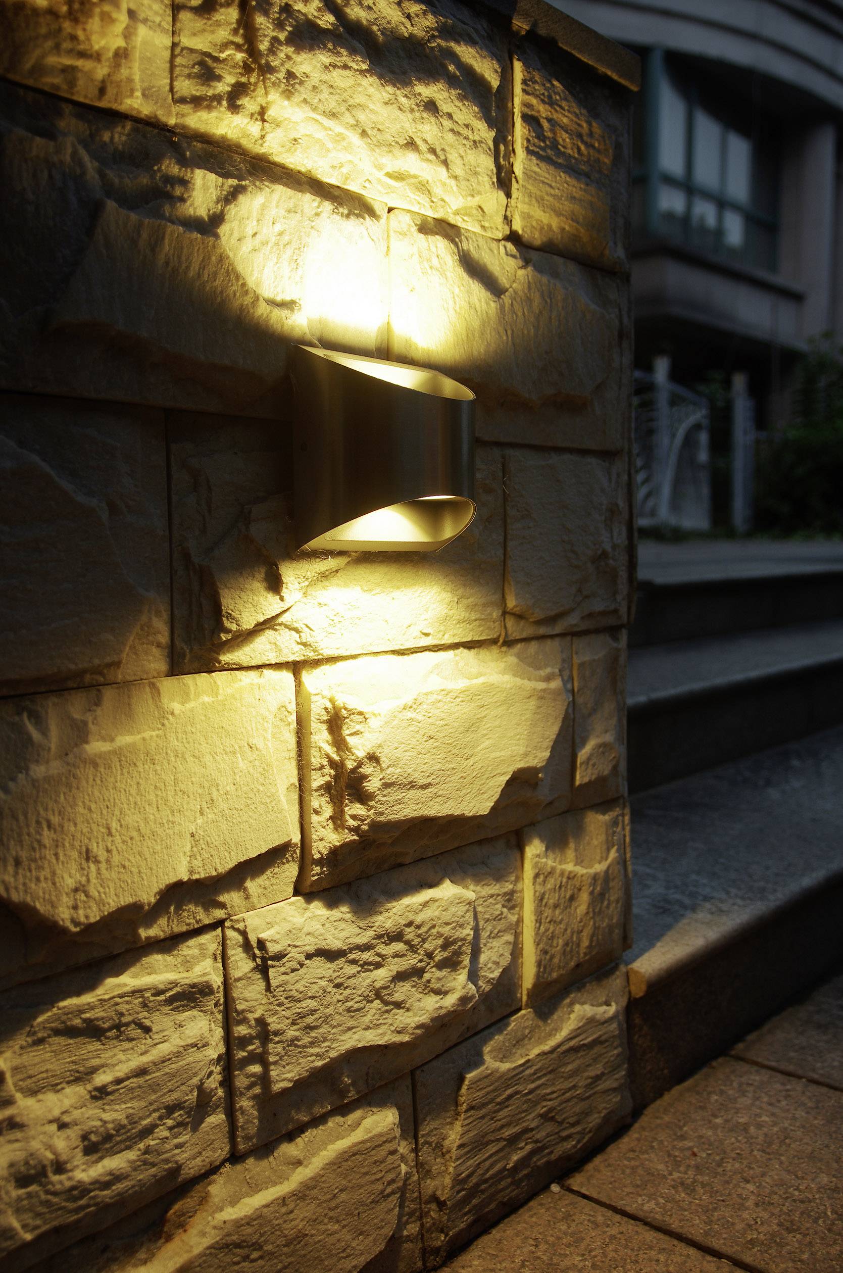 Lutec Dodd ST5006 SMD LED-Außenwandleuchte 7.5 W Edelstahl