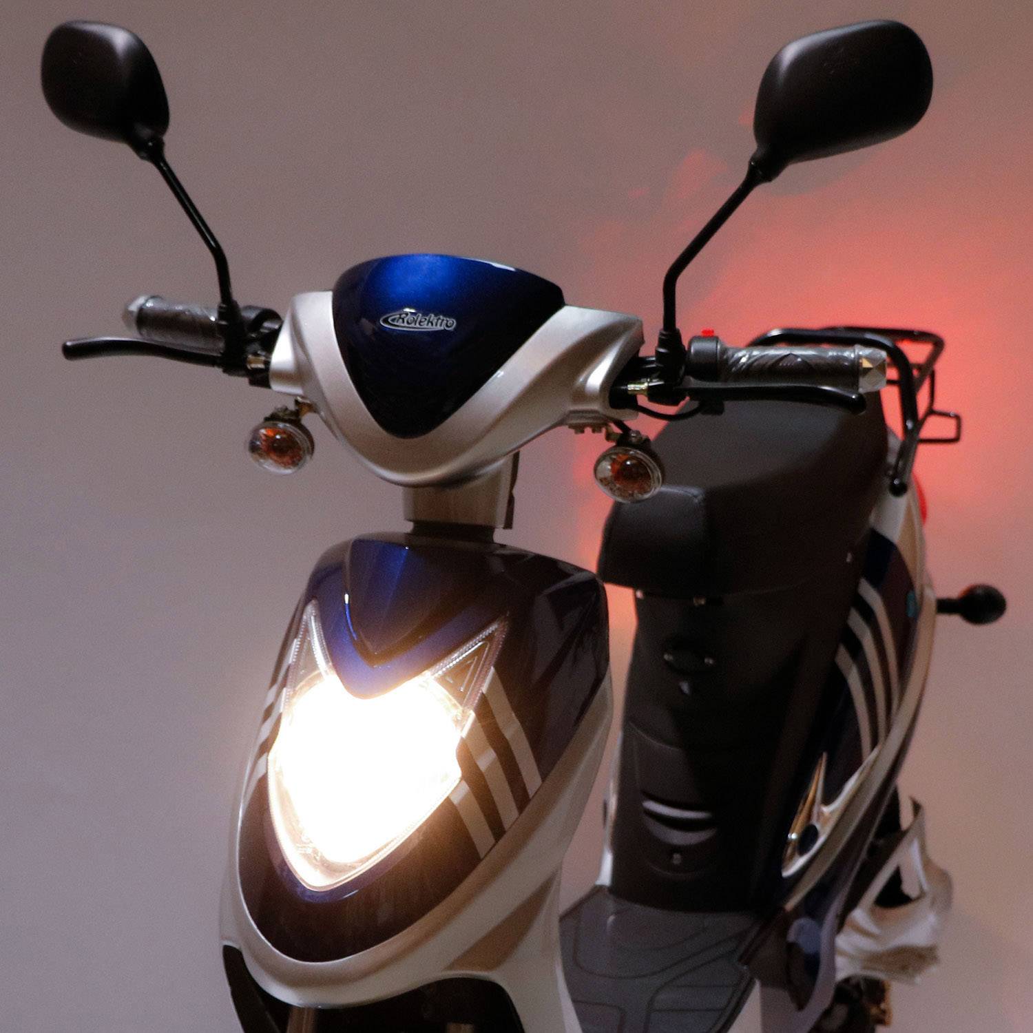 Rolektro eco-City 20 V.2 E-Roller Blau, Silber Blei-Vlies (AGM) 48V 12Ah