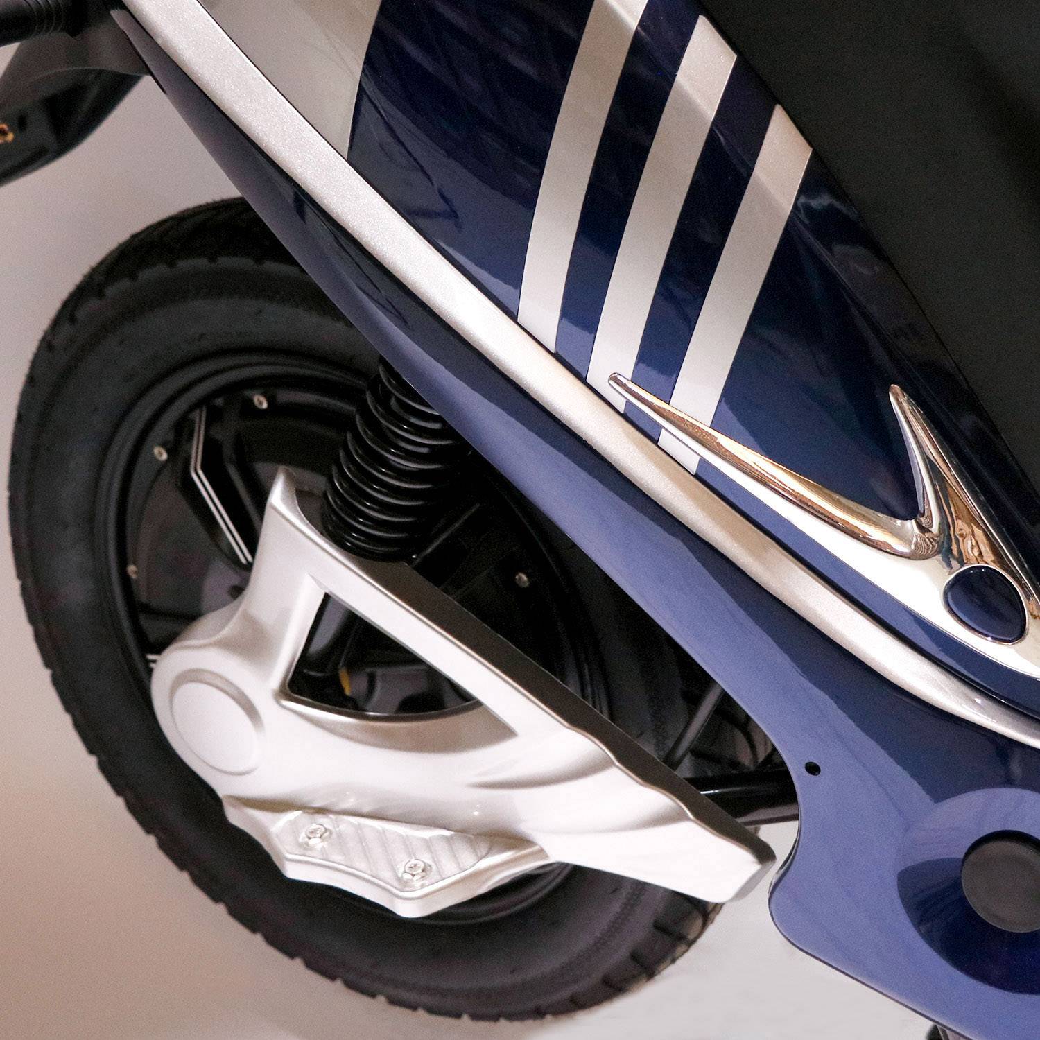 Rolektro eco-City 20 V.2 E-Roller Blau, Silber Blei-Vlies (AGM) 48V 12Ah