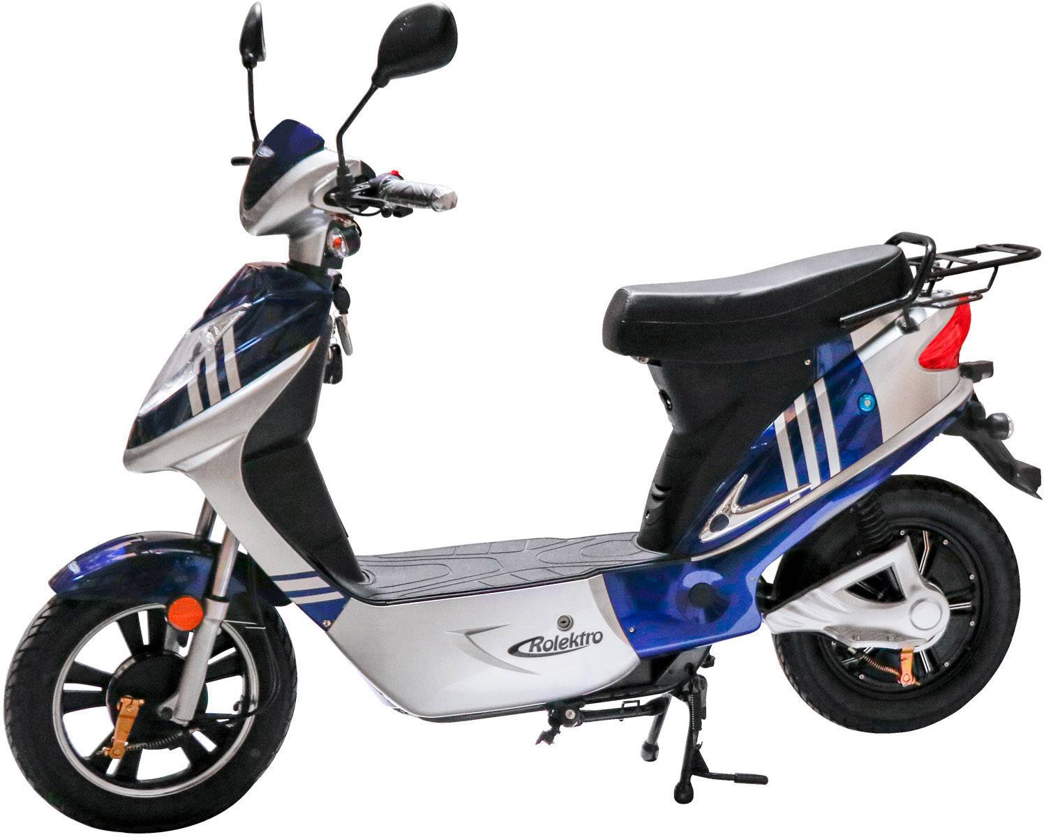 Rolektro eco-City 20 V.2 E-Roller Blau, Silber Blei-Vlies (AGM) 48V 12Ah
