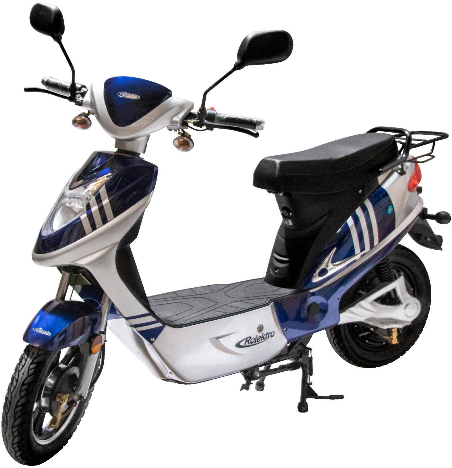 Rolektro eco-City 20 V.2 E-Roller Blau, Silber Blei-Vlies (AGM) 48V 12Ah