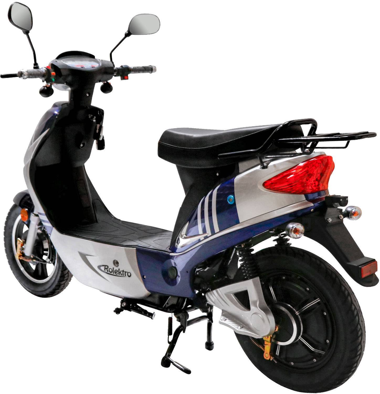 Rolektro eco-City 20 V.2 E-Roller Blau, Silber Blei-Vlies (AGM) 48V 12Ah