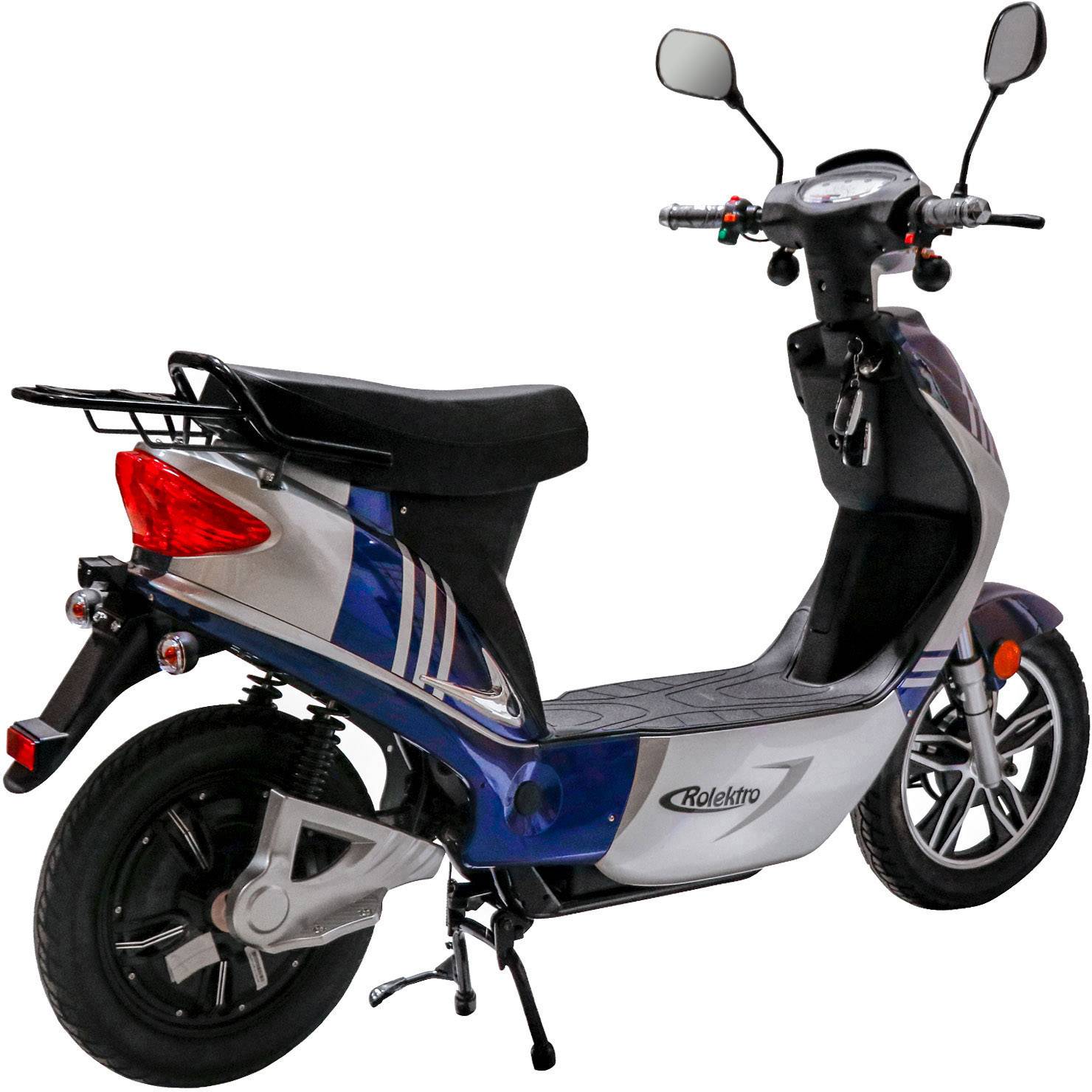 Rolektro eco-City 20 V.2 E-Roller Blau, Silber Blei-Vlies (AGM) 48V 12Ah