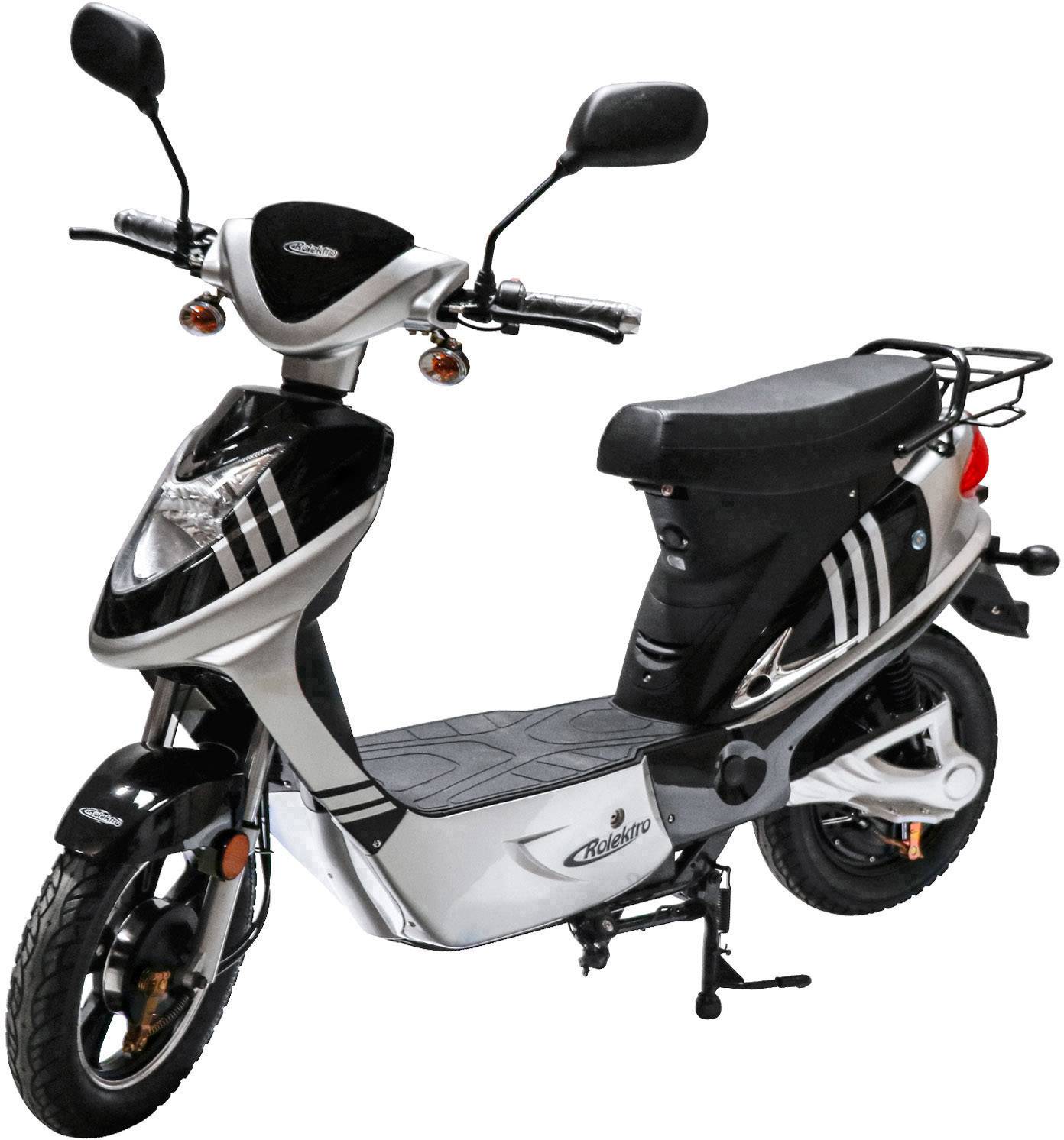 Rolektro eco-City 20 V.2 E-Roller Schwarz, Silber Blei-Vlies (AGM) 48V 12Ah