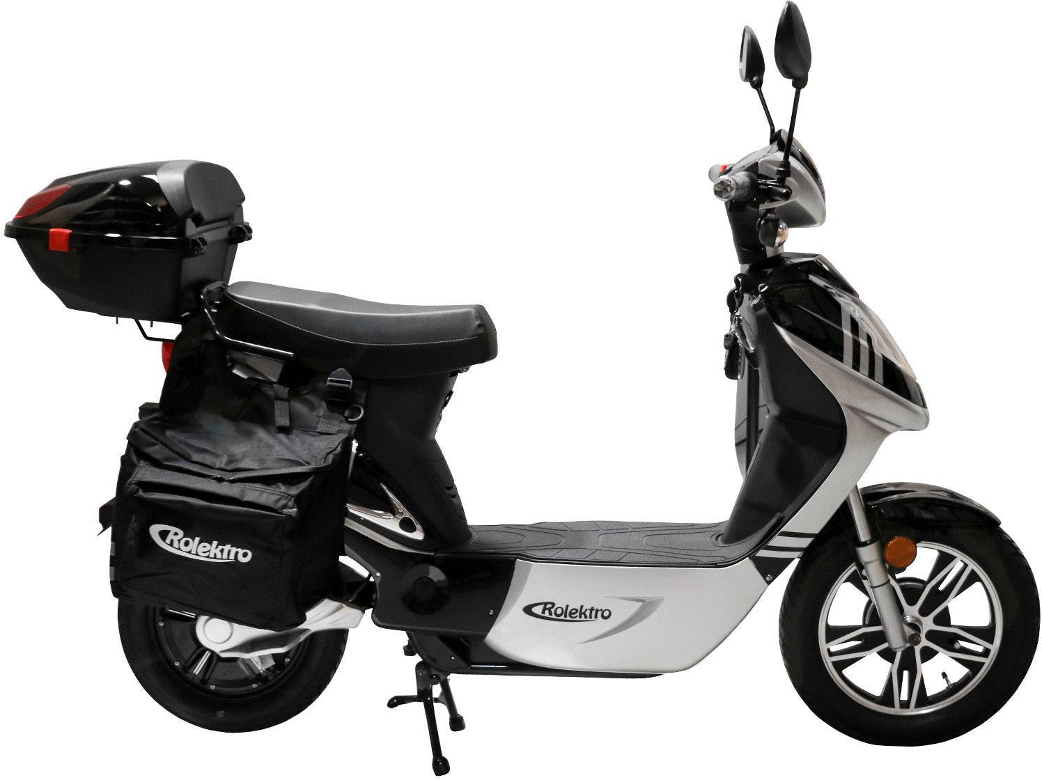 Rolektro eco-City 45 V.2 PLUS E-Roller Schwarz, Silber Blei-Vlies (AGM) 48V 12Ah