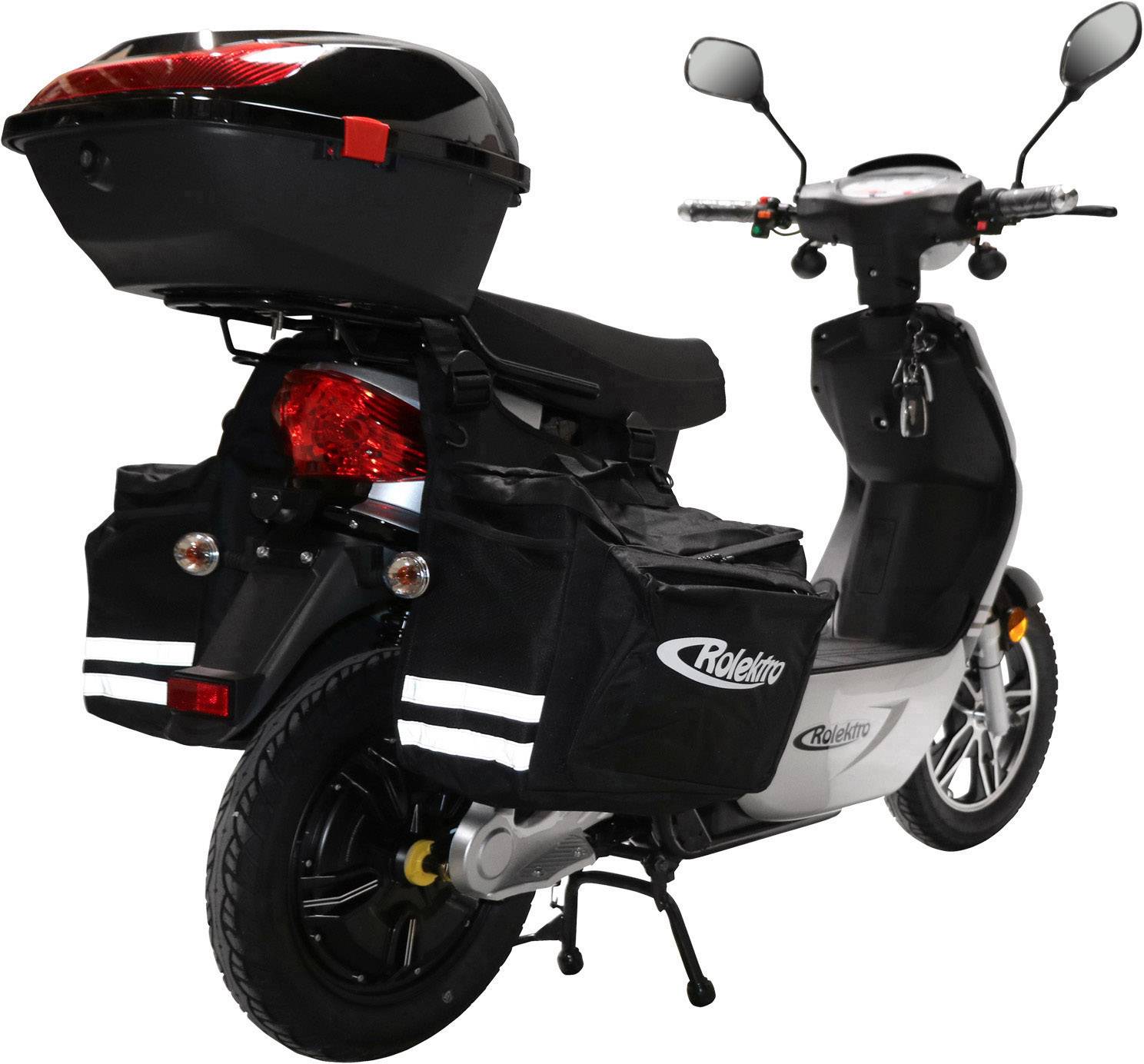 Rolektro eco-City 45 V.2 PLUS E-Roller Schwarz, Silber Blei-Vlies (AGM) 48V 12Ah