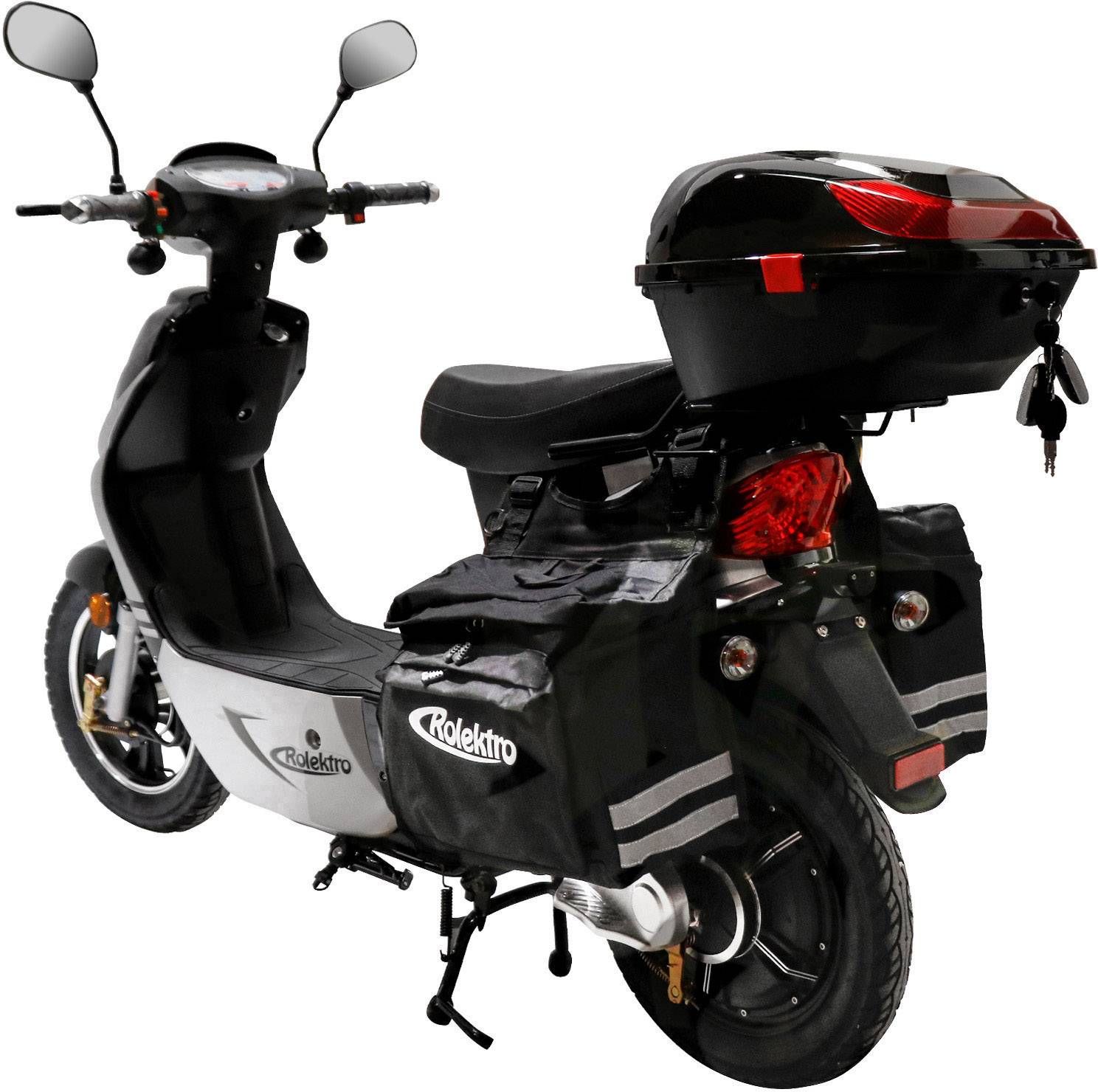 Rolektro eco-City 45 V.2 PLUS E-Roller Schwarz, Silber Blei-Vlies (AGM) 48V 12Ah