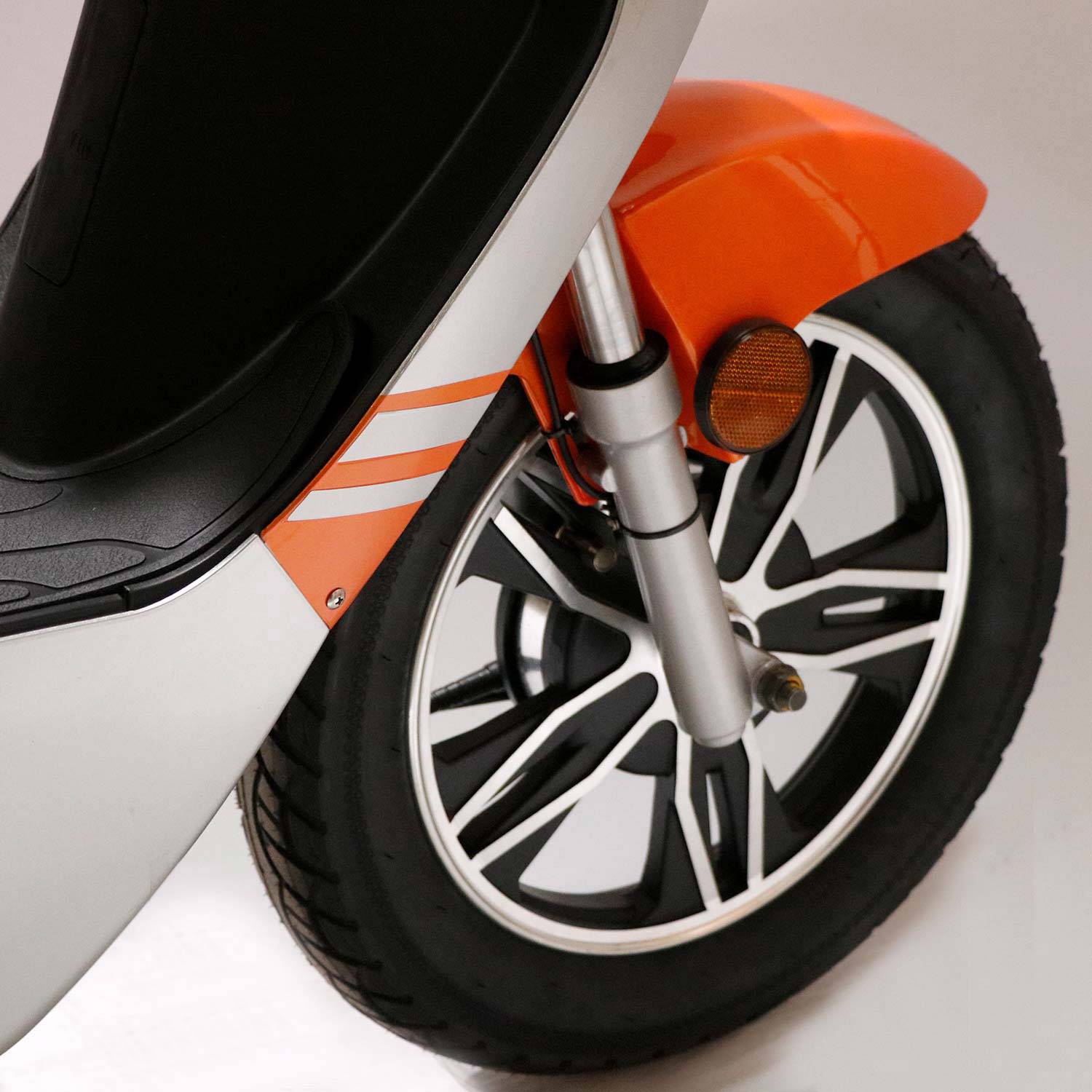 Rolektro eco-City 45 V.2 E-Roller Orange, Silber Blei-Vlies (AGM) 48V 12Ah