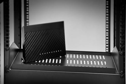 RF-3432146 19 Zoll Netzwerkschrank-Geräteboden 2 HE Geeignet für Schranktiefe: ab 300mm