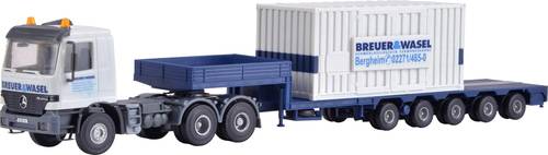 13057 H0 Mercedes Benz Actros Begleittransporter zum LG 1550 Breuer & Wasel