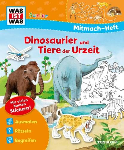 WAS IST WAS Mitmach-Heft Dinosaurier und Tiere der Urzeit 978-3-7886-2002-8 1St.