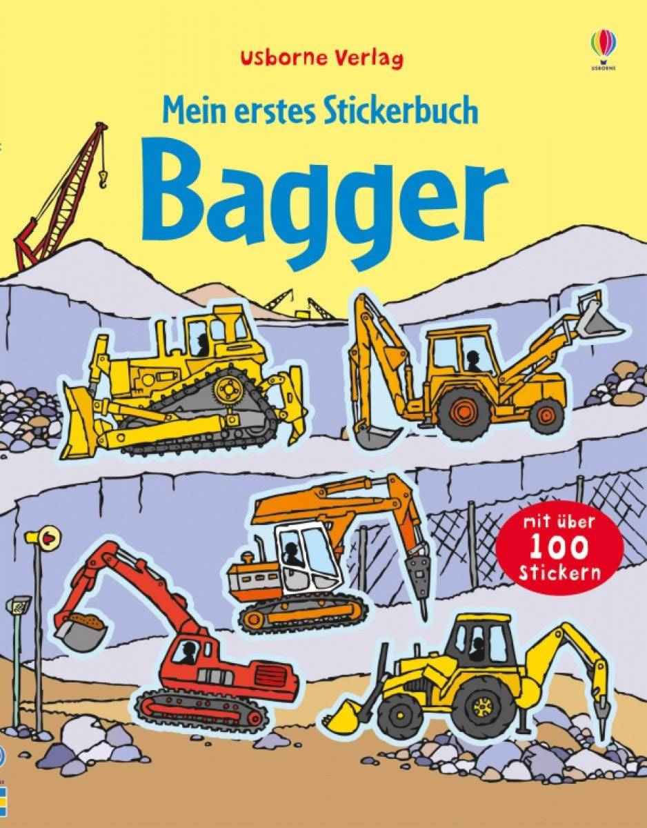 Vedes Mein erstes Stickerbuch Bagger 790687 1St.
