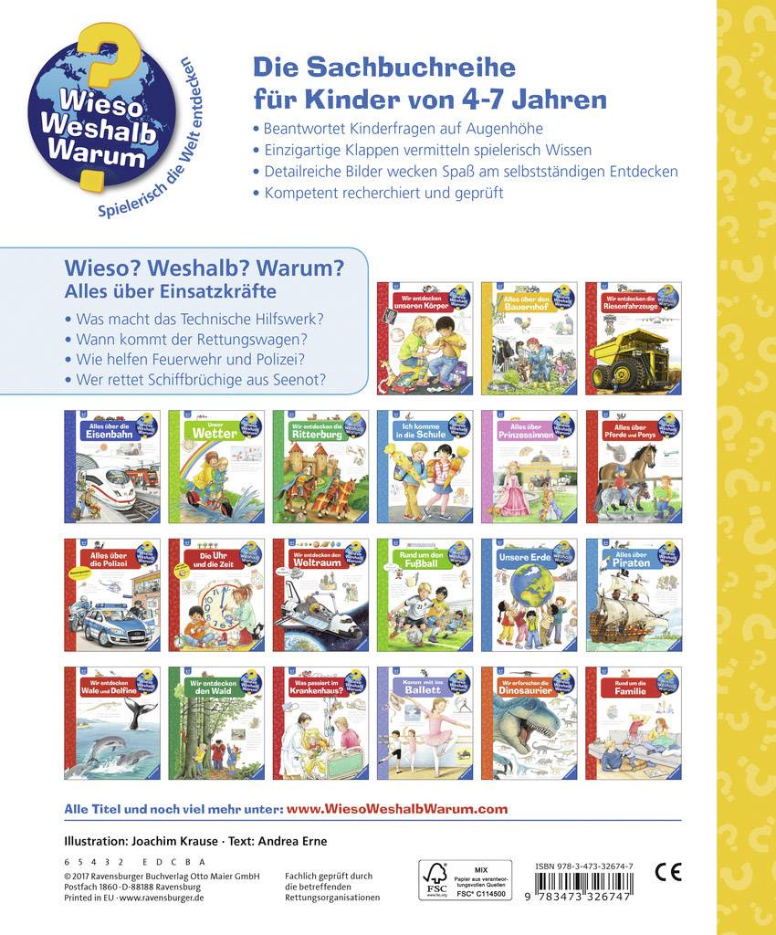 Vedes Wieso? Weshalb? Warum? Alles über Einsatzkräfte 32674 1St.