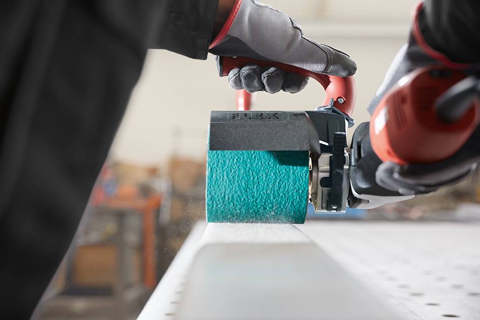 Flex Satiniermaschine 433411 BSE 14-3 100 230 V Werkzeugaufnahme 19 mm max. 125 mm max. 100 mm