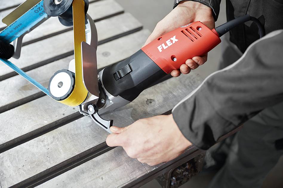 Flex BRE 14-3 125 Set 433446 Rohrbandschleifer 1400 W Band-Breite 40 mm Band-Länge 760 mm