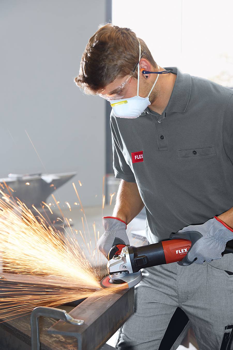 Flex LE 14-11 125 447587 Winkelschleifer 125mm 1400W